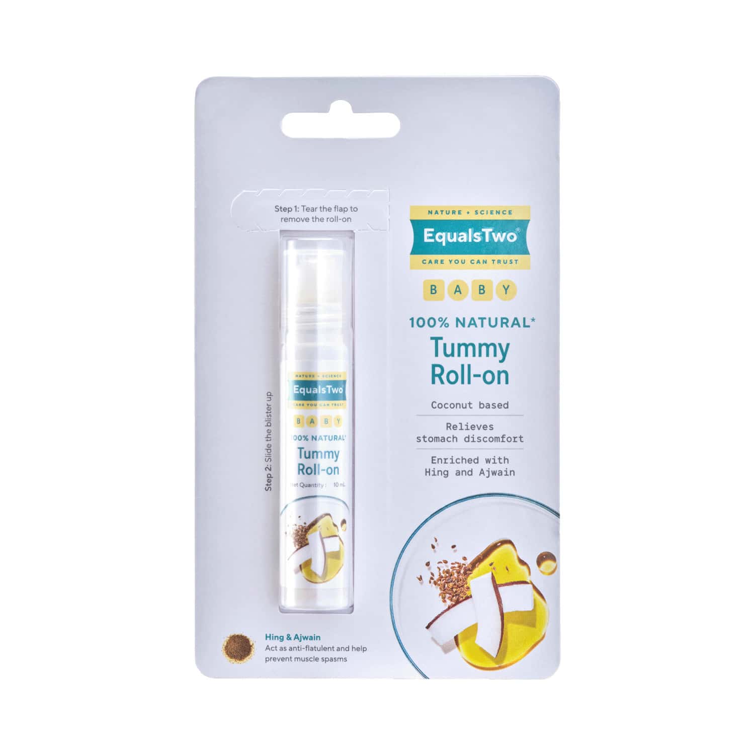 Equalstwo Baby Tummy Roll-on 10ml