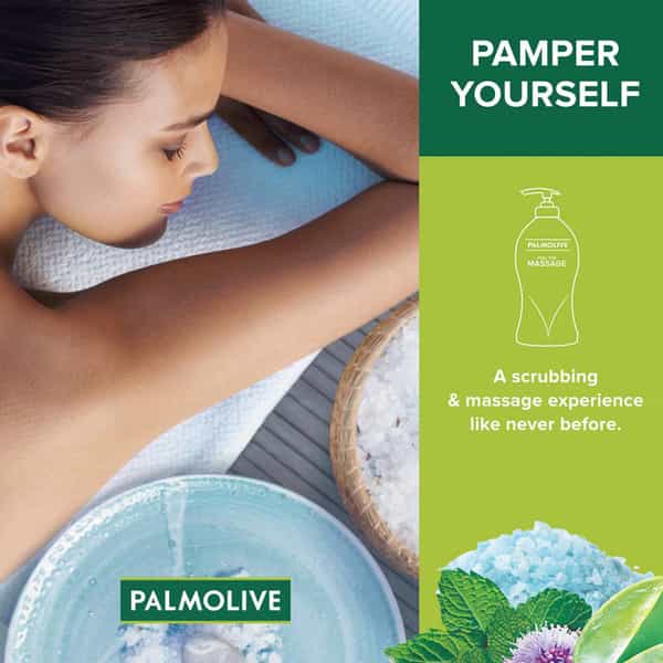 Palmolive Body Wash Feel The Massage Exfoliating Shower Gel Pump - 750 Ml