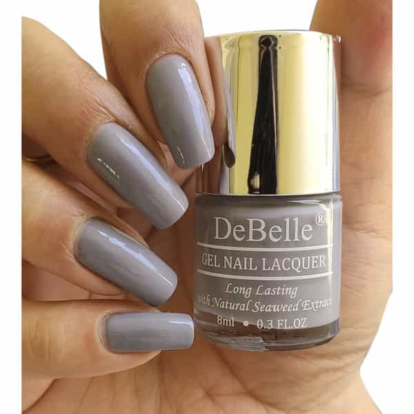Debelle Gel Nail Polish Combo Set Of 3 -Sombre Grey | Sparkling Dust | Luxe Noir -24Ml(8Ml Each)