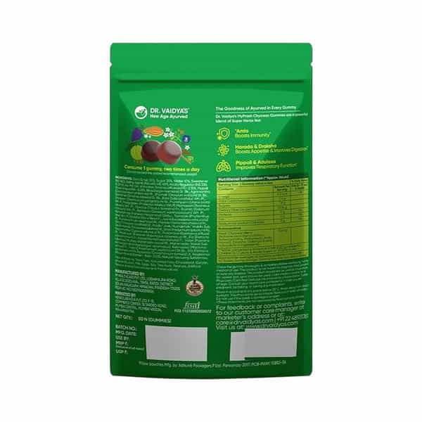 Dr. Vaidya's Myprash Chyawan Gummies For Boosting Immunity | 75 Gummies