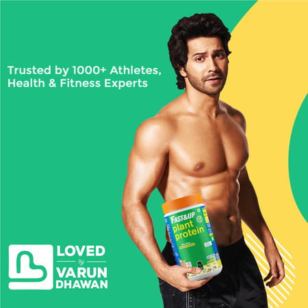 Fast&up Vegan Plant Protein -31g Protein (strawberry)