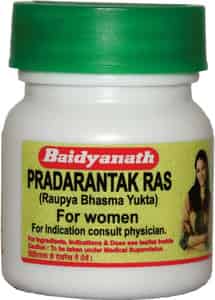 Baidyanath Asli Ayurved Pradarantak Ras 40 Tablets (pack Of 2)