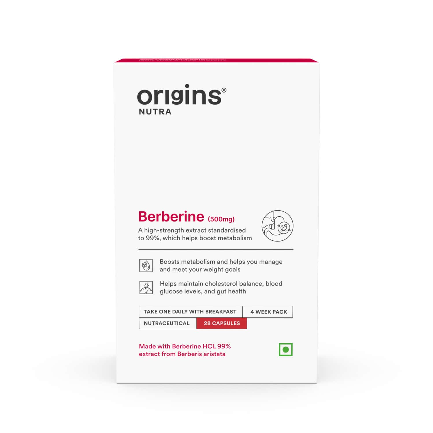 Buy ORIGINS NUTRA BERBERINE |BOOST METABOLISM ENERGY LEVELS | HELP