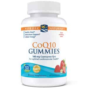Nordic Naturals Coq10 100 Mg Ubiquinol Coq10 Cardioton Strawberry Flavour 60 Gummies