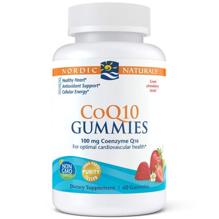 Nordic Naturals Coq10 100 Mg Ubiquinol Coq10 Cardioton Strawberry Flavour 60 Gummies