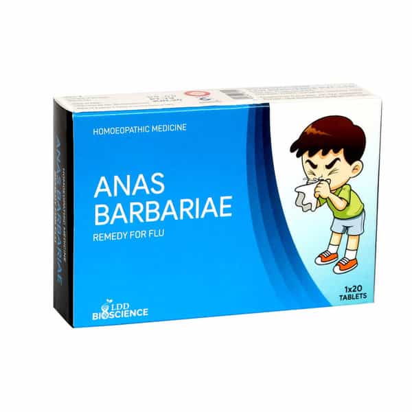 Ldd Bioscience Anas Barbariae Tablet Remedy For Flu (20 Tablets)