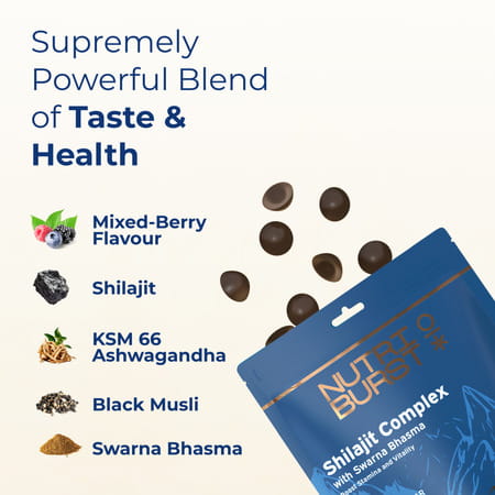 Nutriburst Shilajit Resin 10 Gummies