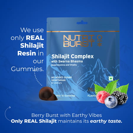 Nutriburst Shilajit Resin 10 Gummies