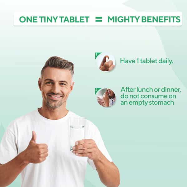 Zingavita Multivitamin For Men 50+ With Vitamins Minerals & Herbs 120 Tablets