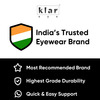 Klar Eye Rectangle Full Rim Reading Glasses Men And Women +0.75 To +3.50+3.0 Power Matte Black