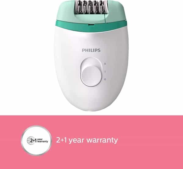 Philips Bre245/00 Satinelle Essential Corded Compact Epilator With Shaving Head And Comb