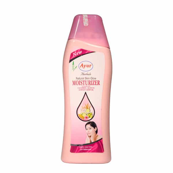Ayur Herbals Natural Glow Moisturizering With Rose I Soft And Radiant Look I Pack Of 1 - 1000Ml