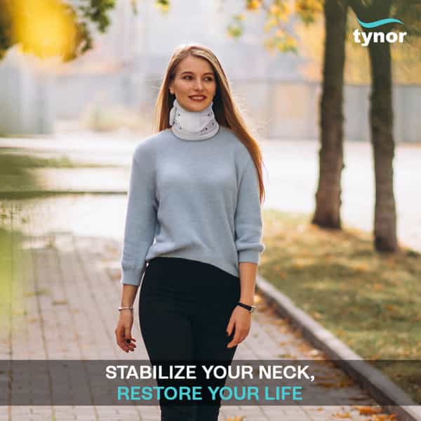 Tynor Cervical Collar Hard Adjustable White Small 1 Unit