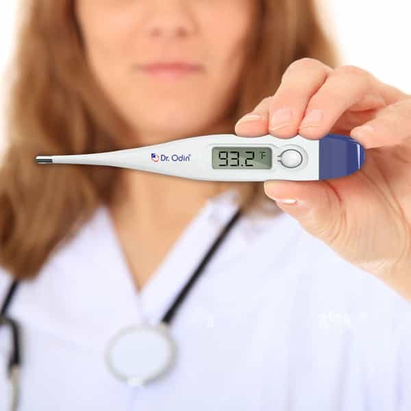 Dr. Odin Odt 311 Digital Thermometer For Precise Temperature Monitoring (White & Blue) Pack Of 2