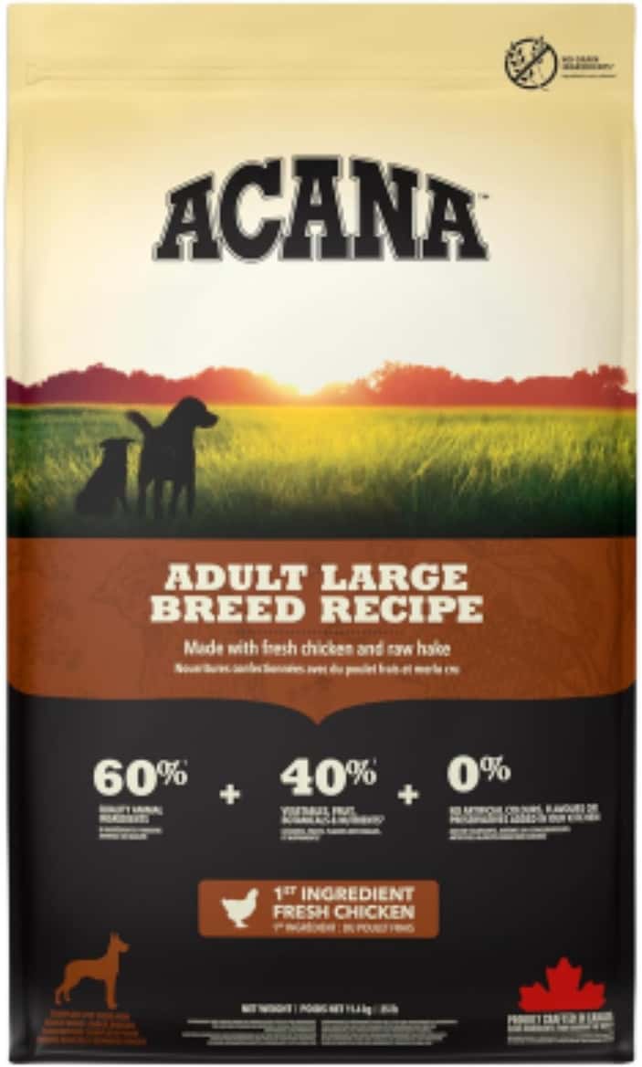 Acana Adult Large Breed Dry Dog Food | Grain Free Dog Food For All Life Stages | 11.4 Kg