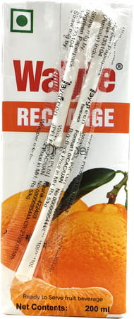 Walyte Recharge Orange Tetrapack 200 Ml