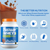 Fast&Up Whey Essentials 2.1 Lb Grass Fed Whey Powder From Europe - 30 Servings (Rich Chocolate)
