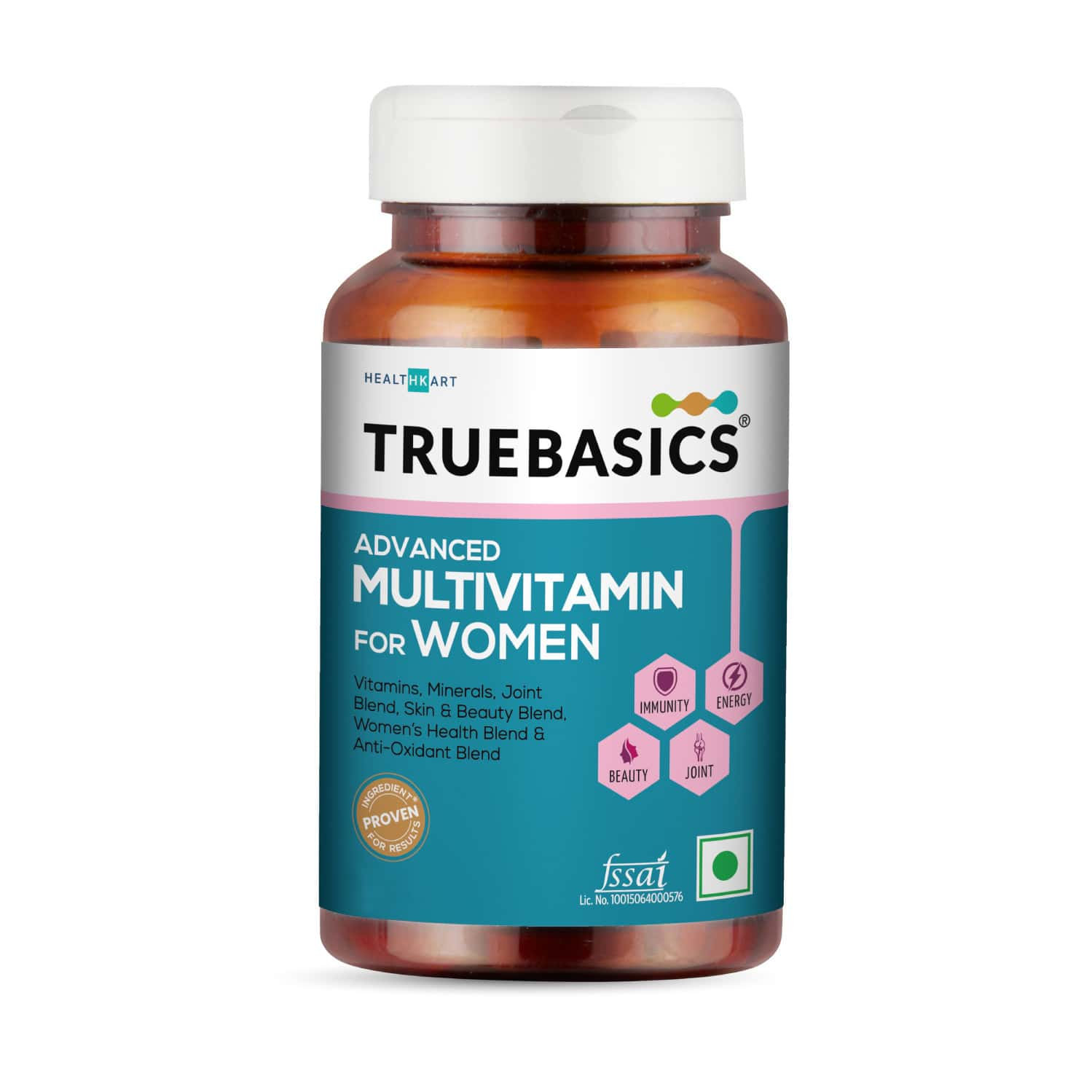 Truebasics Multivit Women One Daily Multivitamins Multiminerals Antioxidants (90 No)