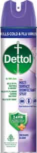 Dettol Multi-surface Disinfectant Sanitizer Spray Bottle|24 Hours Protection (orchard Bloom | 225ml)