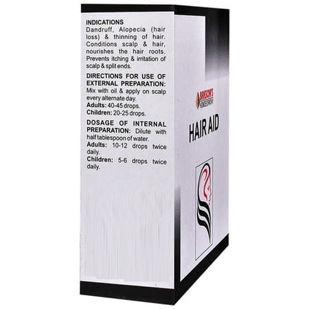 Baksons Homoeopathy Hair Aid Drops Dual Pack (30ml Each) 2 No'S