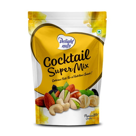 Delight Nuts Cocktail Super Mix- Delicious Nuts For Nutritious Snack 200gm