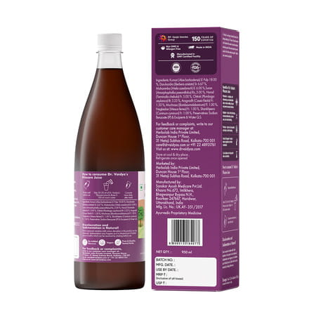 Dr. Vaidya'S Pilocare Juice | Relief From Piles Pain Discomfort Burning Itching | 950ml (Pack Of 2)