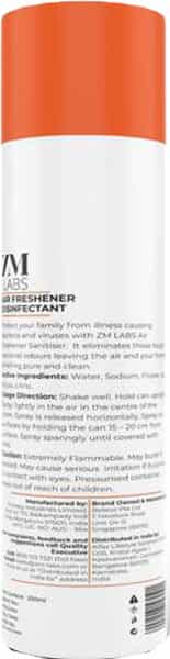 Zayn & Myza _Air Freshener & Air Disinfectant Spray 250 Ml - Citrus