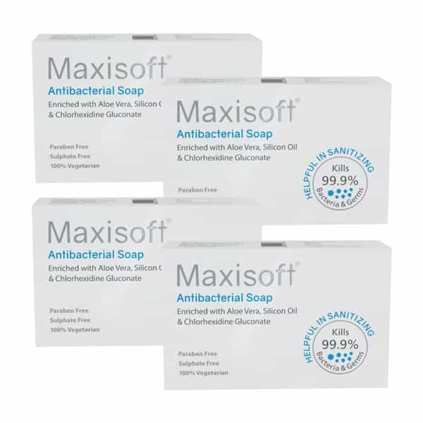 Maxisoft Antibacterial | Soap | 75 Gm | Pack Of 4