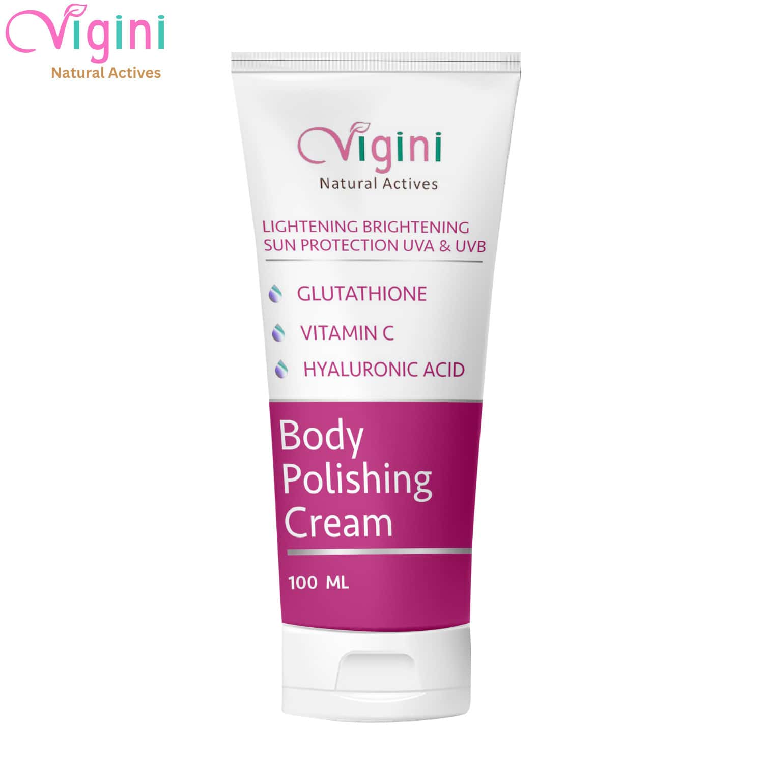 Vigini Body Brightening Lightening Glowing Skin Underarm Whitening Tan Removal Moisturizer Gel Cream