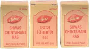 Dabur Shwas Chintamani Ras For Respiration Chronic Cough Tablet 30