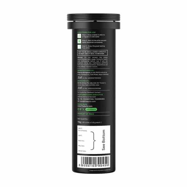 Auric Liver Detox Supplement | 40 Tablets Fizzy Water | 10 Ayurvedic Herbs | Clinically Researched