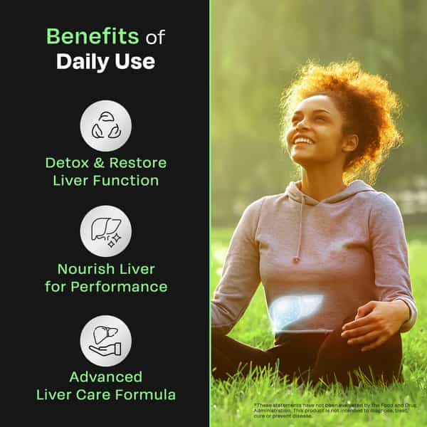 Auric Liver Detox Supplement | 40 Tablets Fizzy Water | 10 Ayurvedic Herbs | Clinically Researched