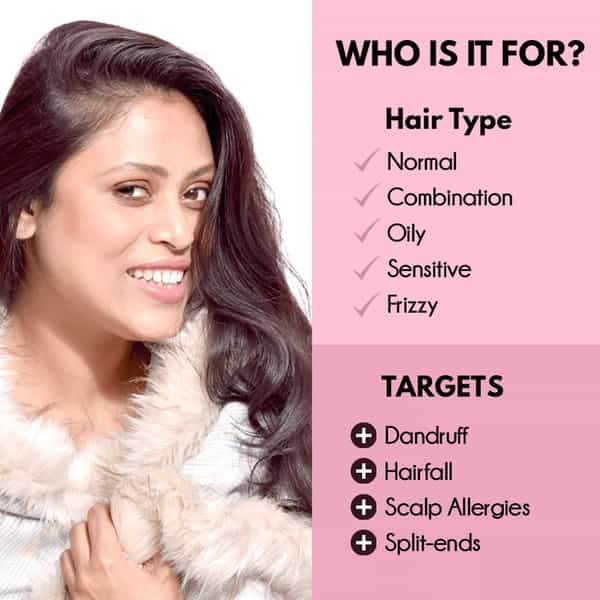 Auli Luminous Hair-Fall Control Anti-Dandruff Frizz Control Damage Repair Shampoo - 220Ml