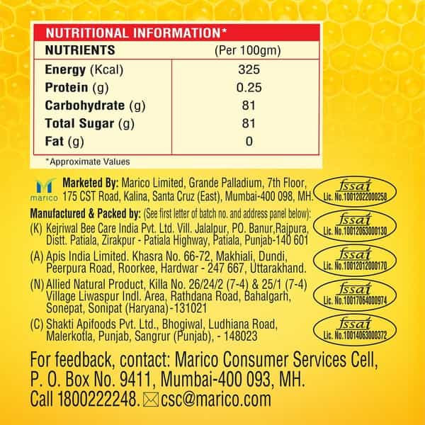 Saffola Fittify Honey 100% Pure    Jar Of 1000 G