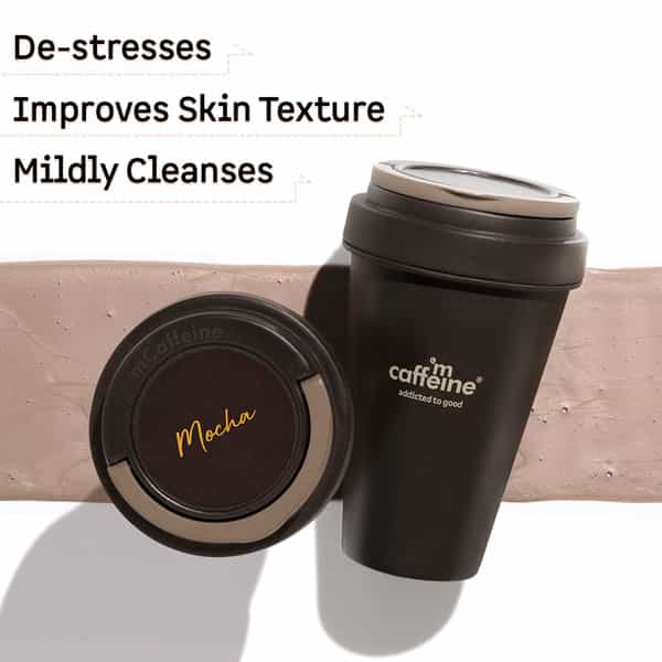 Mcaffeine Mocha De-Stress Coffee Body Wash With Cocoa Butter & Hazelnut