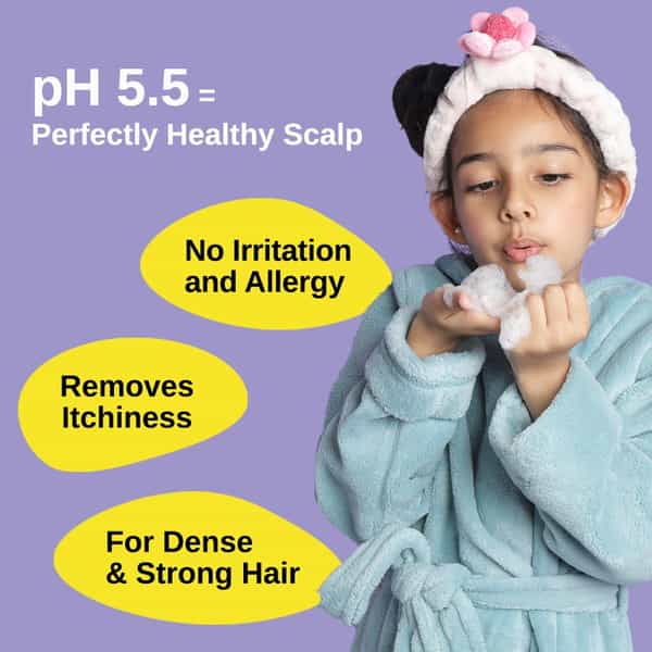 Bare Anatomy Junior Gentle Cleansing Shampoo For Kids | Control Dandruff For 5-12 Years | 250Ml