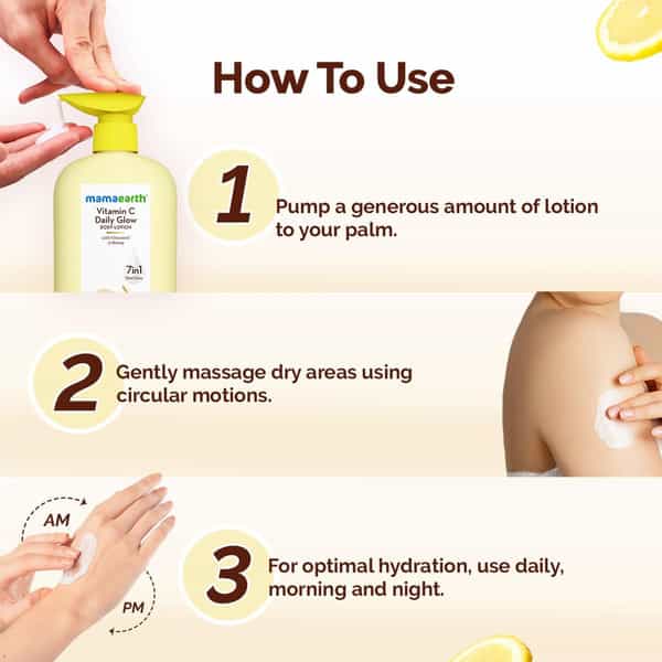Mamaearth Vitamin C Body Lotion With Vitamin C & Honey For Radiant Skin 400 Ml