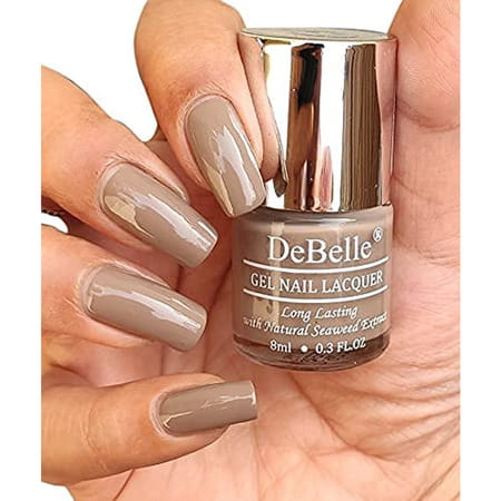 Debelle Fleur De Pearl Nail Polish Glossy Finish Light Brown | 16 Ml (8 Ml Each)