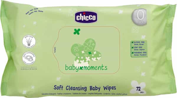 Chicco Cleansing Pack Wipes 72