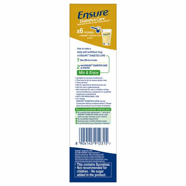 Ensure Diabetes Care Specialized Nutrition Drink Vanilla - 400G Box