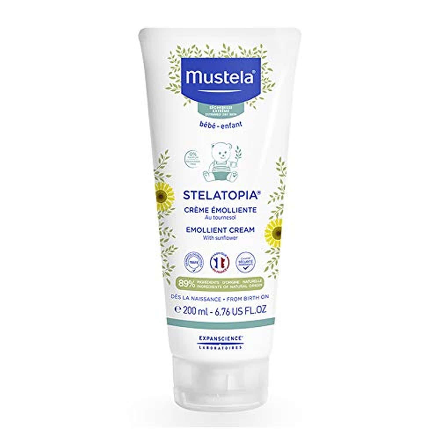 Mustela Stelatopia Emollient Cream Dryand Atopic Skin White 200ml