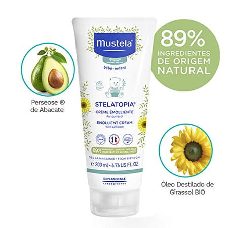 Mustela Stelatopia Emollient Cream Dryand Atopic Skin | White | 200ml