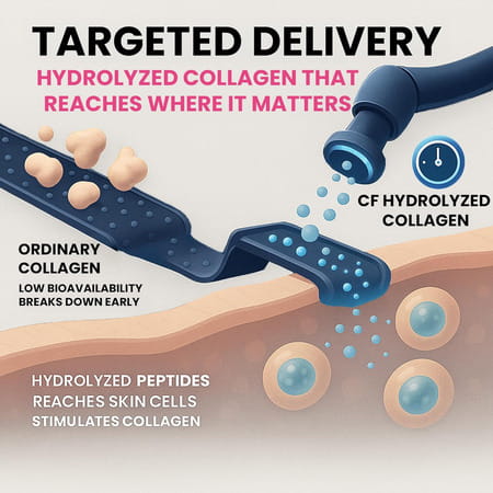 Carbamide Forte Hydrolyzed Collagen Peptides 6000mg - 180 Tablets