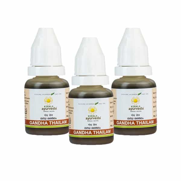 Kerala Ayurveda Gandha Thailam - 10 Ml - Pack Of 3