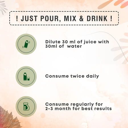 Four Seasons Karela Jamun Juice 500Ml | Helps Control Blood Sugar Levels & Cholesterol