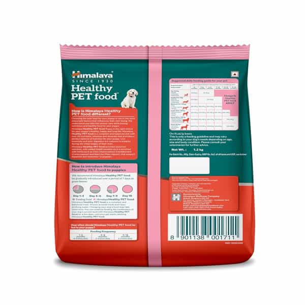 Himalaya Chicken & Milk Healthy Pet Puppy Dry Food 1.2Kg