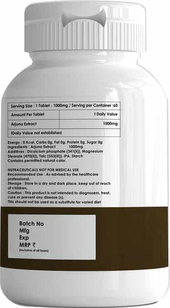 Happy Millions Arjuna (60 Veg Tablets)