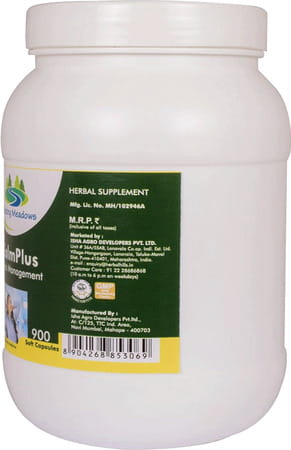 Grazing Meadows Calmplus 900 Capsules (500mg) For Stress Management Stress Relief (Pack Of 5)