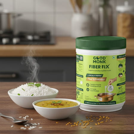 Good Monk Fiber Fix | Supports Everyday Digestive Health | 50 Serves For Kids (Age 2+) & Adults