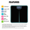 Venus (India) Electronic Digital Personal Bathroom Weight Machine | Upto 180Kg | Eps-8199-New-Black